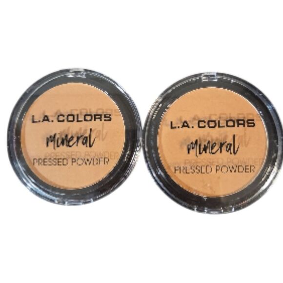 L.A. Colors Mineral Pressed Powder Set Of 2 - Toffee - Picture 1 of 4